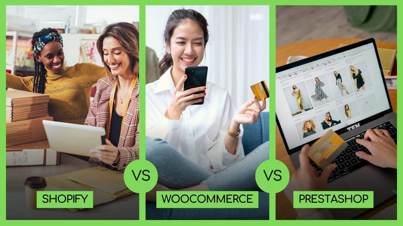 Shopify vs WooCommerce vs PrestaShop